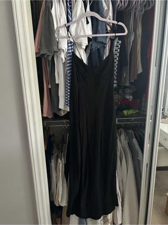 Madewell Dresses & Skirts - Madewell Black Slip Midi Dress